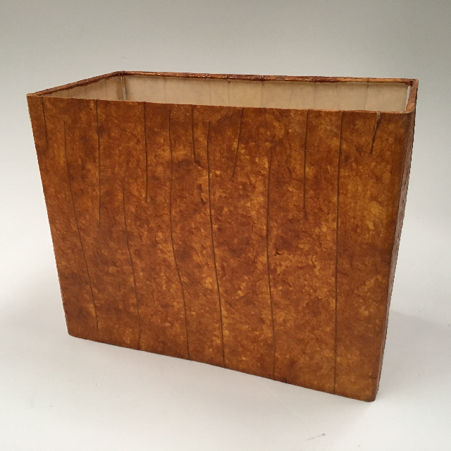 LAMPSHADE, Contemp - Rectangular Shellac